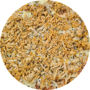 Especiais: 14- Frango - Pizza Grande (Ingredientes: Molho, Mussarela, Frango Desfiado, Orégano)