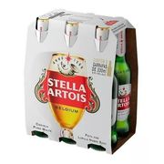 Long Neck: Stella Artois Long Neck 330ml (Pack 06 Unidades) - Uma cerveja com mais de 600 anos de tradição. Disponível em lata, long neck e garrafa. Sabor único e marcante. Feita com apenas três ingredientes.