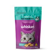 Petiscos e Biscoitos: Whiskas Temptations Anti Bola Pelo - 40Gr - Petiscos e Biscoitos
