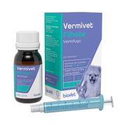 Medicamentos e Vermífugos: Vermifugo Vermivet Filhotes Para Caes E Gatos - 20Ml - Vermífugos