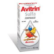 Medicamentos: Avitrin Sulfa - 10Ml - Pássaros