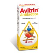 Medicamentos: Avitrin Antibiotico - 10Ml - Pássaros