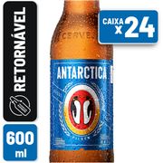 Retornáveis 600ml: Antarctica Pilsen Retornável 600ml (Caixa 24 Unidades) - Cerveja