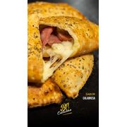 SALGADOS: Calzone calabresa - Kalzone de calabresa