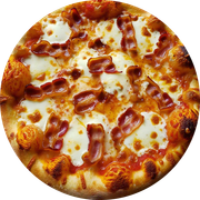 Especiais: Bacon - - Pizza Família (Ingredientes: Muçarela, Bacon, Cebola)