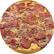 Tradicionais: Calabresa - - Pizza Família (Ingredientes: Muçarela, Calabresa, Cebola)