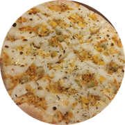 Tradicionais: Frango c/ Catupiry - - Pizza Família (Ingredientes: Frango Desfiado, Catupiry, Ervilha, Milho Verde, Muçarela)