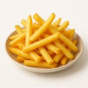 Pratos: Batata Frita - Prato (Ingredientes: Batatinhas fritas e queijo parmesão)