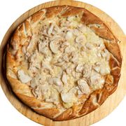 Salgadas: Champignon - Pizza Família (Ingredientes: Champignon, Molho, Mussarela, Orégano)