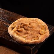 Doces: Banana - Esfiha Doce (Ingredientes: Banana, Leite Condensado, Canela)