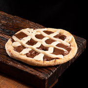Doces: Nutella Mesclada - Esfiha Doce (Ingredientes: Nutella, Chocolate Branco)