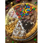 PIZZAS DOCES: BANANA NEVADA - GRANDE (Ingredientes: BANANA, CHOCOLATE BRANCO)