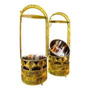 HOLDER DE CARVÃO: HOLDER DOURADO MÉDIO - ACIMA DE 3 UNIDADES R$64,00 CADA