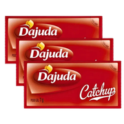 Sachês: 10 Sachês Catchup Dajuda - 10 unidades de Sachês de Catchup