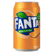 Refrigerantes 350ml: Fanta Laranja Lata 350ml - Refrigerante Laranja