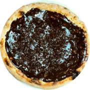 Pizzas Doces (Broto): Brigadeiro Artesanal - Pizza Broto (Ingredientes: Brigadeiro, Chocolate Granulado)