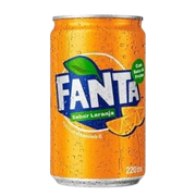 Refrigerantes Mini: Fanta Laranja Mini - Feita com suco de laranja de verdade, a Fanta é um clássico na mesa do brasileiro!