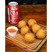 Porções: Esfera Crocante de Frango com 6 unidades - Porção Média (Ingredientes: SABOR FRANGO)