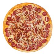 Tradicionais: Calabresa - Pizza grande (Ingredientes: Queijo mussarela, Molho de Tomate, Calabresa, Cebola, Azeitona, Orégano)