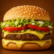 Mozer Burger: MOZER TASTY (Somente o sanduíche) - 1.0 (1 CARNE) (Ingredientes: Alface, Bacon, Carne de 180g, Cebola, Molho Grill, Queijo, Tomate)