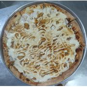 Doces: Tropical - Pizza Gigante (Ingredientes: Abacaxi, Chocolate Branco, Mussarela)