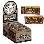 PITEIRAS: PITEIRA BEM BOLADO BROWN LARGE - DISPLAY FECHADO C/24 R$43,20 (CADA UNIDADE SAI R$1,80)
