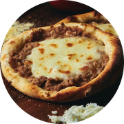 Esfihas Salgadas: Carne com Mussarela - Esfiha (Ingredientes: Carne Temperada Com Mussarela)