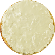 Doces: Chocolate Branco - Pizza Familia (Ingredientes: Chocolate branco derretido)