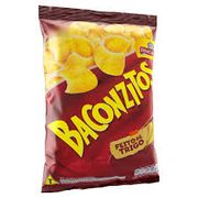 Salgadinhos e Biscoitos Recheados: baconzitos 86g - salgadinho