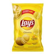 Salgadinhos e Biscoitos Recheados: lays classica 70g - salgadinho