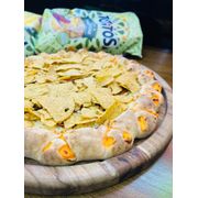 Especiais: MEXICANA II - Pizza Grande (Ingredientes: MOLHO DE TOMATE, Mussarela, Orégano, Peperone, Pimenta Biquinho, Pimentão, TOSTITOS PIMENTA MEXICANA)
