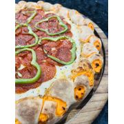 Salgadas: MEXICANA I - Pizza Grande (Ingredientes: Azeitona Verde, MOLHO DE TOMATE, Mussarela, Orégano, Peperone, Pimentão)
