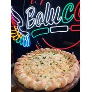 Salgadas: PORTUGUESA - Pizza Grande (Ingredientes: Cebola, Ervilha, Mussarela, Ovo, Palmito, Presunto)