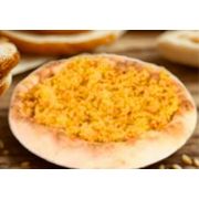 Esfihas gourmet: FRANGO - Esfiha salgada (Ingredientes: Massa especial de esfiha, Frango desfiado temperado)