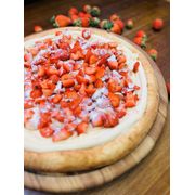 Especiais: NINHO C/ MORANGO (RESPONSÁVEL) - Pizza Grande (Ingredientes: Cliente se responsabiliza pelo envio da parte doce está ciente que pode ocorrer da fruta ferver ou o sabor misturar com os demais., CREME DE NINHO, LEITE EM PÓ, Morango)