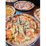 Salgadas: ALICHE - Pizza Grande (Ingredientes: Aliche, MOLHO DE TOMATE, Mussarela, Orégano, Tomate)