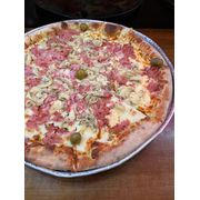 Salgadas: AMERICANA - Pizza Grande (Ingredientes: Champignon, MOLHO DE TOMATE, Mussarela, Orégano, Presunto)