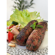 Grelhados: Kafta - Unidade - Espetinho grelhado de carne moída temperada com tempero da casa. Acompanha molho de vinagrete.