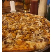 Premium: Carne de sol 2 horas - Pizza Grande (Ingredientes:  Mussarela,  Carne sol 2 horas,  Banana,  Cebola,  Orégano)