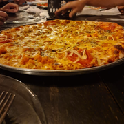 Premium: Camarão - Pizza Grande (Ingredientes: Molho de Tomate,  Mussarela,  Camarão,  Cebola,  Orégano)