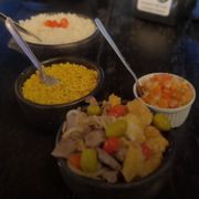 La Carte: Combo Hora Extra - La Carte (Ingredientes: Arroz Branco,  Farofa De Bacon,  Vinagrete, 400g De Carne e Frango,  Frango)