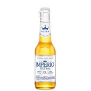 Cervejas Long Neck: ImpérioUltra Sem Glúten LN 210ml - A Cerveja Império nasceu da busca pela perfeição. Sua elaboração nobre, fruto do trabalho rigoroso dos melhores mestres-cervejeiros do Brasil, contempla os paladares mais exigentes com uma cerveja autenticamente pilsen, com cor dourada, esp