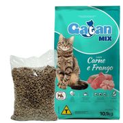 Gatos: Gatan Mix Carne e Frango - 1Kg - Rações Gatos