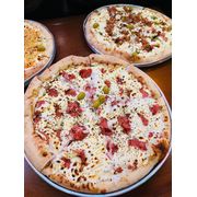 Salgadas: CALABRESA C/ REQUEIJÃO - Pizza Grande (Ingredientes: Calabresa, REQUEIJÃO CREMOSO)