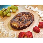 Esfihas Doces: Chocolate Nevado - Esfiha Doce (Ingredientes: chocolate branco gratinado)