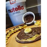 Esfihas Doces: Nutella Com Banana - Esfiha Doce (Ingredientes: nutella, banana)