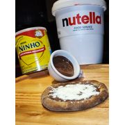 Esfihas Doces: Nutella Com Leite Ninho - Esfiha Doce (Ingredientes: nutella, leite ninho)