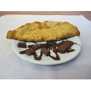 Fogazzas Doces: Banana - Fogazza (Ingredientes: Canela em Pó, Leite Condensado, Fatias de banana, Açúcar cristal)