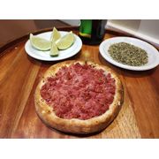 Esfihas Salgadas: Calabresa Moída - Esfiha Salgada (Ingredientes: Calabresa Moída)