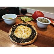 Esfihas Salgadas: Escarola Com Mussarela - Esfiha Salgada (Ingredientes: Escarola, Mussarela)